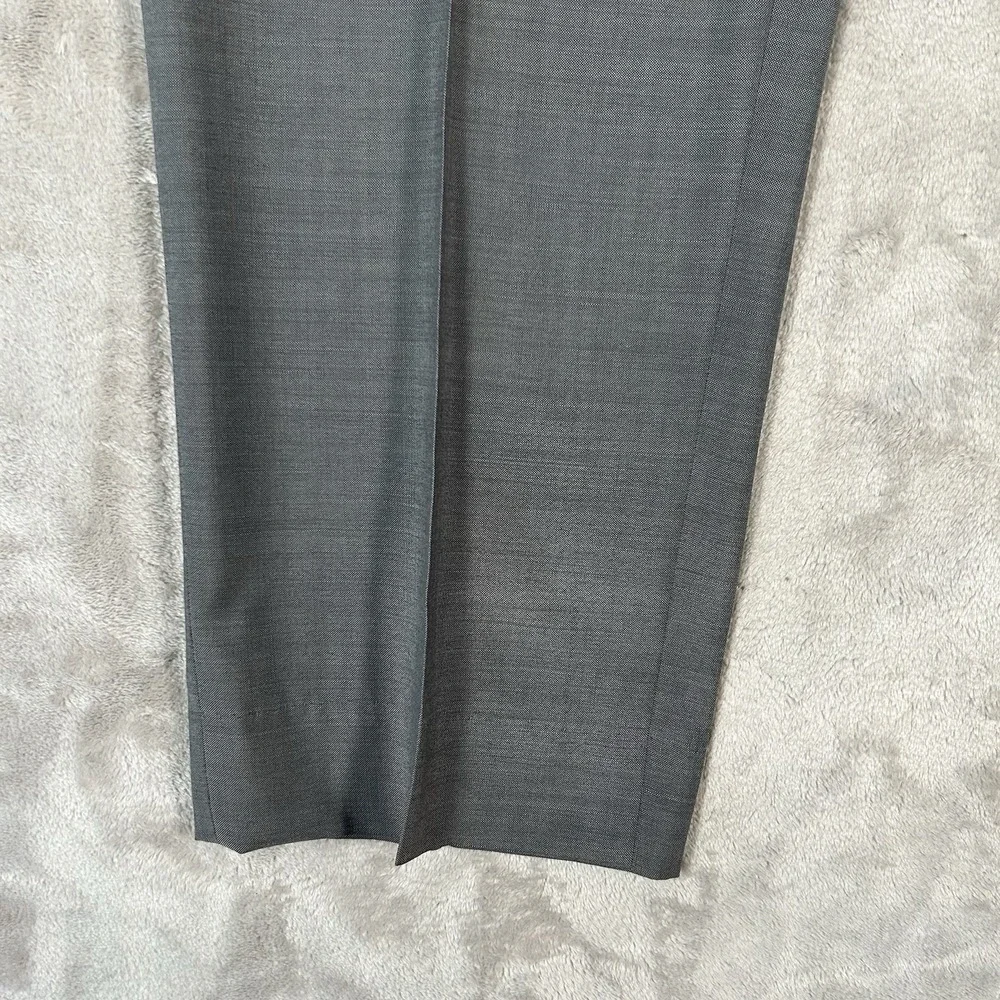 The Men's Store Bloomingdale's Pants Mens 38x30 Gray 100% Wool Made In Italy EUC